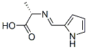 L-알라닌,N-(1H-피롤-2-일메틸렌)-(9CI) 구조식 이미지