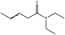 3-Pentenethioamide,  N,N-diethyl- 구조식 이미지