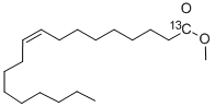 Oleic Acid-1-13C, Methyl Ester Structure