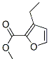 2-Furancarboxylicacid,3-ethyl-,methylester(9CI) Structure