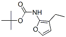 Carbamic acid, (3-ethyl-2-furanyl)-, 1,1-dimethylethyl ester (9CI) Structure