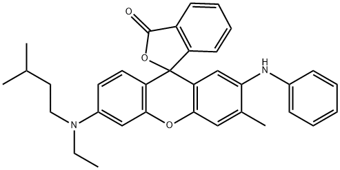 70516-41-5 2'-anilino-6'-[ethyl(3-methylbutyl)amino]-3'-methylspiro[isobenzofuran-1(3H),9'-[9H]xanthene]-3-one