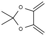 1,3-Dioxolane, 2,2-dimethyl-4,5-bis(methylene)- Structure