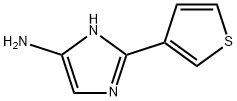 1H-Imidazol-4-amine,  2-(3-thienyl)-  (9CI) 구조식 이미지