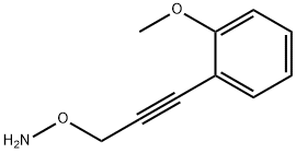 하이드록실아민,O-[3-(2-메톡시페닐)-2-프로피닐]-(9CI) 구조식 이미지