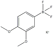 Potassium (3,4-dimethoxyphenyl)trifluoroboranuide 구조식 이미지