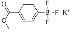 POTASSIUM (4-METHOXYCARBONYLPHENYL)TRIFLUOROBORATE 구조식 이미지