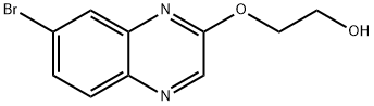 2-(7-BROMOQUINOXALIN-2-YLOXY)ETHANOL Structure