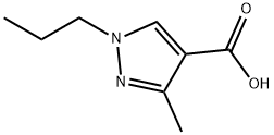 3-메틸-1-프로필-1H-피라졸-4-카르복실산 구조식 이미지