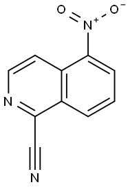 5-nitroisoquinoline-1-carbonitrile Structure