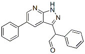 Phenyl(5-phenyl-1H-pyrazolo[3,4-b]pyridin-3-yl)acetaldehyde Structure