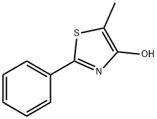 5-methyl-2-phenyl-4-Thiazolol 구조식 이미지