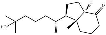 (1R,3aR,7aR)-1-((R)-6-hydroxy-6-Methylheptan-2-yl)-7a-Methylhexahydro-1H-inden-4(2H)-one 구조식 이미지