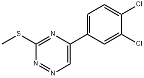 5-(2,4-디클로로페닐)-3-메틸티오-1,2,4-트리아진 구조식 이미지