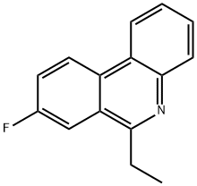 Phenanthridine, 6-ethyl-8-fluoro- (9CI) Structure
