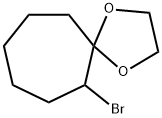 2-BroM-cycloheptanon-ethylenketal 구조식 이미지