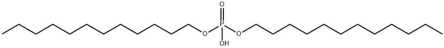 didodecyl hydrogen phosphate Structure