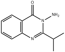 3-AMINO-2-ISOPROPYL-4(3 H)-QUINAZOLINONE Structure