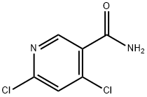 4,6-DICHLORO-NICOTINAMIDE Structure