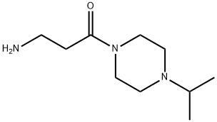 3-AMINO-1-(4-ISOPROPYL-PIPERAZIN-1-YL)-1-PROPANONE 2 HCL Structure