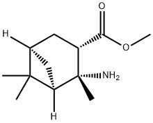 (1R,2R,3S,5R)-2-AMINO-2,6,6-TRIMETHYL-BICYCLO[3.1.1]HEPTANE-3-CARBOXYLIC ACID METHYL ESTER 구조식 이미지