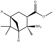 (1S,2S,3R,5S)-2-AMINO-2,6,6-TRIMETHYL-BICYCLO[3.1.1]HEPTANE-3-CARBOXYLIC ACID METHYL ESTER Structure