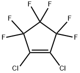 1,2-DICHLOROHEXAFLUOROCYCLOPENTENE Structure