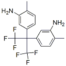 2,2-Bis(3-amino-4-methylphenyl)hexafluoropropane 구조식 이미지