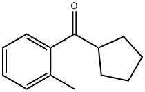 CYCLOPENTYL 2-METHYLPHENYL KETONE Structure