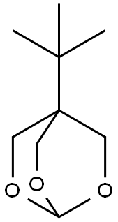 4-tert-butyl-2,6,7-trioxabicyclo[2.2.2]octane 구조식 이미지