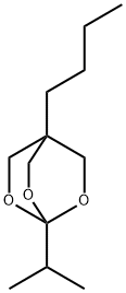 4-butyl-1-(1-methylethyl)-2,6,7-trioxabicyclo[2.2.2]octane Structure