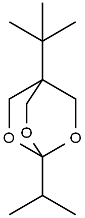 4-isopropyl-1-tert-butyl-2,6,7-trioxabicyclo[2.2.2]octane 구조식 이미지