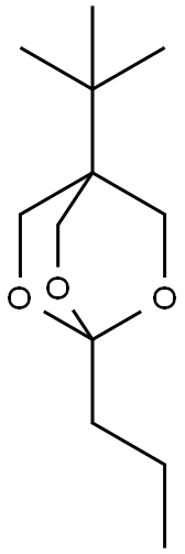 4-tert-부틸-1-프로필-2,6,7-트리옥사비시클로[2.2.2]옥탄 구조식 이미지