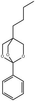 4-butyl-1-phenyl-2,6,7-trioxabicyclo[2.2.2]octane 구조식 이미지