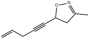2-Isoxazoline, 3-methyl-5-(4-penten-1-ynyl)- (7CI,8CI) 구조식 이미지