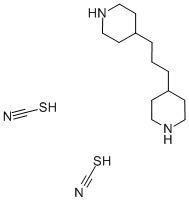 4,4'-TRIMETHYLENEDIPIPERIDINE DITHIOCYANATE, 98 Structure