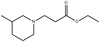 에틸3-메틸-1-피페리딘프로피오네이트,95 구조식 이미지