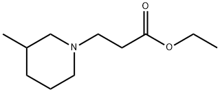 ETHYL 3-METHYL-1-PIPERIDINEPROPIONATE, 95 Structure