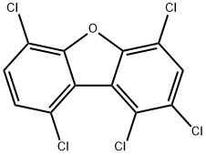 1,2,4,6,7-PENTACHLORODIBENZOFURAN Structure