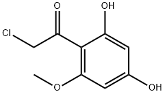 Ethanone, 2-chloro-1-(2,4-dihydroxy-6-methoxyphenyl)- (9CI) 구조식 이미지