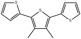 3',4'-Dimethylterthiophene Structure