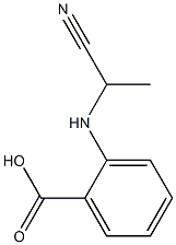 Benzoic acid, 2-[(1-cyanoethyl)amino]-, (+)- (9CI) Structure