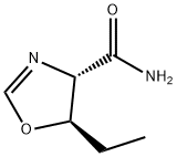4-옥사졸카르복사미드,5-에틸-4,5-디히드로-,트랜스-(9CI) 구조식 이미지