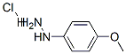 4-METHOXYPHENYLHYDRAZINE HYDROCHLORIDE 구조식 이미지