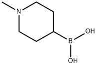 Boronic acid, (1-methyl-4-piperidinyl)- (9CI) Structure
