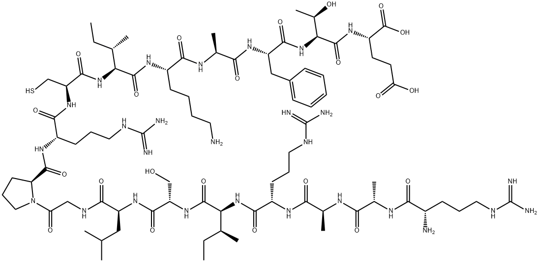 C5A아나필라톡신(37-53)(인간) 구조식 이미지