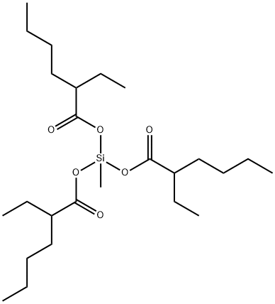 methylsilylidyne tris(2-ethylhexanoate) 구조식 이미지