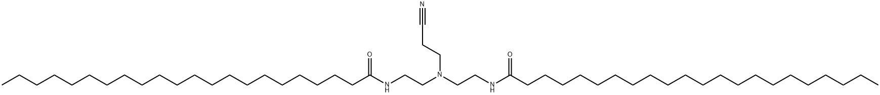 N,N'-[[(2-시아노에틸)이미노]디에틸렌]비스도코산아미드 구조식 이미지