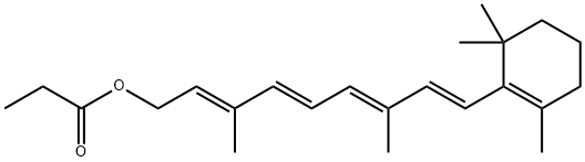 Retinyl propionate Structure