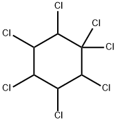 1,1,2,3,4,5,6-heptachlorocyclohexane Structure